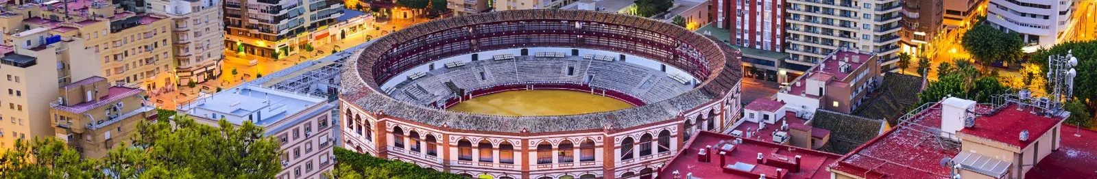 Historic Seville architecture at golden hour