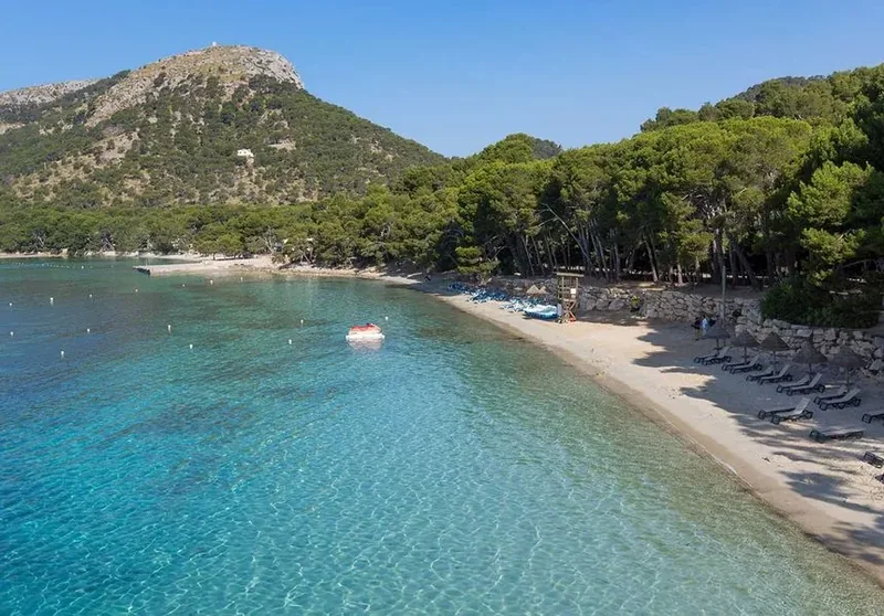 Mediterranean coast in Mallorca