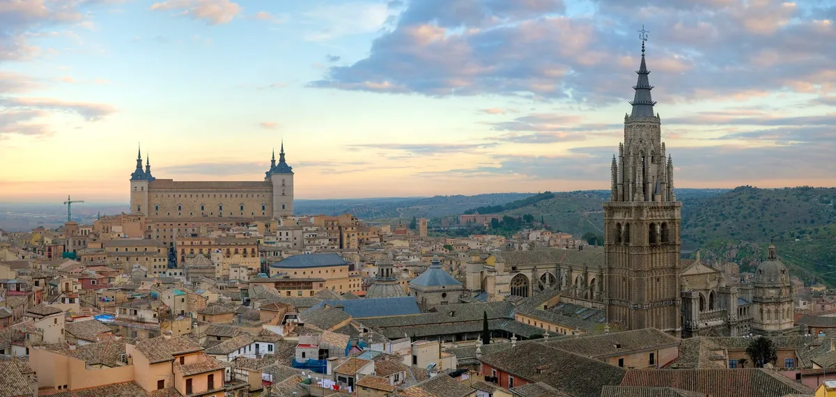 Seville at dusk